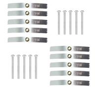 10 Pcs 86 Type Socket Back Box Repair Clips, Universal Cassette Repair Tool with Adjustable Support Rods & Screw Hooks for Wall Outlet/Switch (Silver)