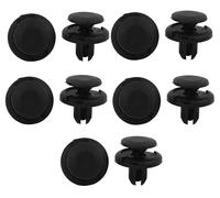 10 Pcs 8mm Hole Retainer Clips Plastic Drive Rivets Flaps Bumper Fender Push Clips for Honda