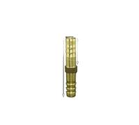 10 PCS 8mm Hose Barb Straight Splicer Brass Hosetail Fitting Adapter Coupling Water Fuel