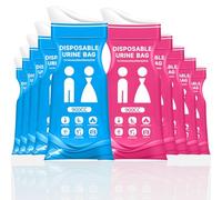 10 Pcs 900CC Disposable Urine Bags for Camping Essentials,Portable Travel Potty - The Pocket-Sized Toilet with Leak-proof and Odor Control Features,Female Urinal with One Absorbent Cotton Sheet