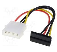 10 pcs : 93030 - Transition: adapter, Molex male,SATA plug angled, 0.15m