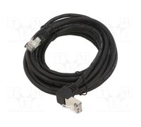 10 pcs : 94190 - Patch cord, F/UTP, 5e, stranded, CCA, PVC, black, 5m, 26AWG, sh