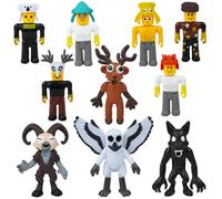 10 Pcs 99 Nights in The Forest Action Figure Toys, 3 Inch The Deer Owl Ram Mon ster Figures for Game Fans, for Kids, Collectors, Home Decor