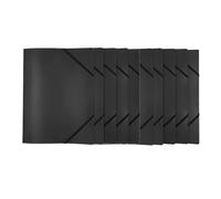 10 Pcs A 4 Document Folder File Folder with Elastic Band Portfolios Postal Storage Bag for Student