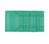 10 Pcs A 4 Document Folder File Folder with Elastic Band Portfolios Postal Storage Bag for Student
