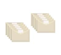 10 Pcs a 4 Document Folders File Folders, Vanilla Yellow