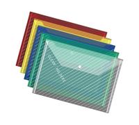 10 Pcs a 4 File Bag Clear Document Files Folders Holders Easy to Use School Office Supplies Folders Organiser Holders