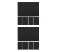 10 Pcs A4 Aluminum Engraving Sheet Blank Plate for DIY Projects | Anodized Black Finish, Smooth Oil Free Surface, Stable for Long Jobs, Readable Marks