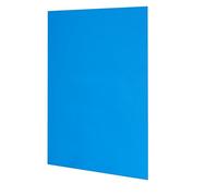 10 Pcs A4 Opaque Rigid Plastic Sheets - 0.5mm Thick Textured Blue PVC, 297x210mm for Craft, Laser Cutting, Office Signage