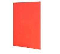 10 Pcs A4 Opaque Rigid Plastic Sheets - 0.5mm Thick Textured Red PVC, 297x210mm for Craft, Laser Cutting, Office Signage