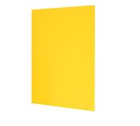 10 Pcs A4 Opaque Rigid Plastic Sheets - 0.5mm Thick Textured Yellow PVC, 297x210mm for Craft, Laser Cutting, Office Signage