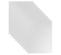 10 Pcs A4 Paper File Folder, Two Pocket Folders A4 Cardboard Folders with Cards Slot, 300gsm Square Cut Folder, Presentation Document Folder, Paper Portfolio for Office Home School, 31x23cm (White)