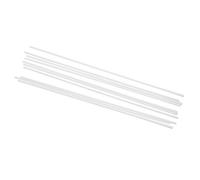 10 Pcs ABS Round Tube White Architectural Model Building Material 3x250mm