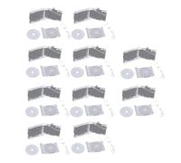 10 Pcs Acrylic Keyring Commemorative Miniature Album Keychain Charms Souvenir Backpack Pendant for Music Lovers Fans, フリーサイズ