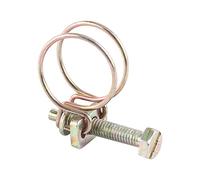 10 Pcs Adjustable Double Wire Hose Clips 21mm-25mm Stainless Steel Hose Clamps Water Hose Barb Clamp Pipe Clip Hoop Plumbing Fastener For Water Pipe