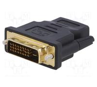 10 pcs : AH0001 - Adapter, DVI-D (24+1) plug,HDMI socket, black