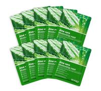 10 PCS Aloe Vera Face Mask,Vera Face Mask Face Masks Skincare Sheet,Aloe Organic Facial Mask Skin Care Product Soothing & Natural Ingredients for All Skin Types