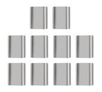 10 Pcs Aluminium Steel Wire Rope Cable Ferrules Crimping Loop Sleeves 5mm