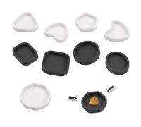 10 Pcs Ant Feeding Dish Spider Plastic Feeder Cricket Eating Basin for Spider Ant Dubia Cockroach Cherry Cockroach Snail Crab Insect