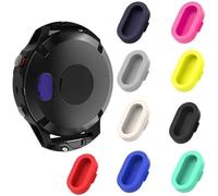 10 Pcs Anti-dust Plugs Compatible for Fenix 7/7S/7X Plus/6S 6 6X 5/5S/5X Charger Port Protector, Dust Plug for Garmin Venu 2/Vivoactive 3/4/Instinct 2/Forerunner 935/45S/245/945 (Multi Color)