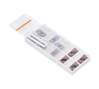 10 PCS APMT1604 Carbide Milling Inserts, Fine Finishing Cutters for CNC Lathe Milling Machines, Indexable Turning Tool Kit