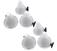 10 Pcs Aquarium Red Worm Cone Feeder Live Frozen Brine Shrimp Fish Food Feeding Cup for Fish Tank