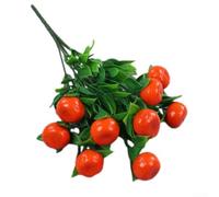 10 Pcs Artificial Lemons 2.56 Inch Realistic Foam Fruit Decor(oranges)