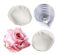 10 Pcs Austin Rose Cutter Set and 2 Pcs Rose Petals Shape Silicone Fondant Mold Veining Petal Sugar Flower Making Tool Cake Decorating Gumpaste Flowers Decor Kit