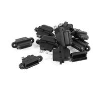 10 Pcs Auto ATC Blade Standard Fuse Holder Seat for Car Boat Truck SUV with Cover Black