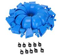 10 Pcs Automatic Chicken Waterer Cups, Plastic Water Feeder Kit with Nuts, Water Drinking Cups for Ducks, Geese, Chickens, Pigeons