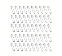 10 Pcs Baby Nappy Safety Pins, Secure Locking Plastic Head Nappy Pins, Durable Sewing Clips & Infant Dress Accessories for Terry Squares, Prefold Nappies (2.2 Inch)