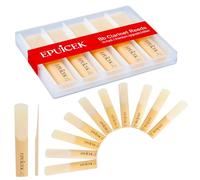 10 Pcs Bb Clarinet Reeds 2.5 Alt B Flat Reeds for Clarinet with Case