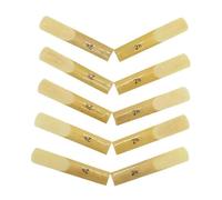 10 Pcs Bb Tenor Saxophone Reeds Strength 2.5 Compatible With For All Tenor Saxophones Saxophone Repair Parts