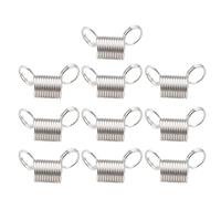 10 Pcs Bead Stop Stainless Steel Tension Spring Wire Ends Jewelry Making Tools to Beads from Falling Stainless Steel Stop Creative Wire Ends Jewelry Materials