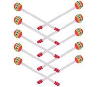 10 Pcs Beat The Drumstick Drumsticks Cool Mallets For Cymbals Eva Sponge Colorful Percussion For Drums