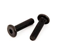 10 PCS Bed Frame Screws and Bolts, Baby Bed Crib Screws, Flat Head Socket Head Screws Countersunk Bolts, Office Chair Screws, Bolts Hardware Kit for Furniture Bunk Chair Table Desk M6 x 15mm