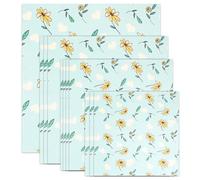 10 Pcs Beeswax Food Wrap, Reusable Wrapping Paper, Bread Sandwich Wrappers, Reusable Food Paper Sheets, Beeswax Food Wraps Set, Washable Bowl Covers, Washable Food Storage for Sandwich (B)