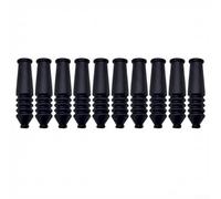 10 Pcs Bike Brake Cable Housing Covers, Rubber Dust Shields For V-brake Systems, Black 3.4 X 1 Cm
