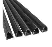 10 Pcs Binding Bars Slide Grip, Plastic Spine Bars, Durable A4 Slide Binders File Report Project Presentation Covers Clips, Book Binder Bar for Document Report Covers,Office & School Use(Black)