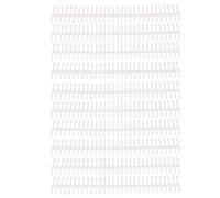 10 PCS Binding Comb Spines, 30 Holes 22mm Inner Diameter Comb Loose Leaf Binding Spines, Click Binding Rings for Notebook Calendar (Clear)