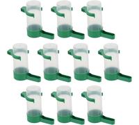 10 Pcs Bird Water Dispenser Automatic Bird Water Feeder Small Bird Feeder Bird Cage Water Dispenser for Parakeet Lovebirds Canary