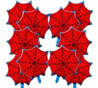 10 Pcs Black and Red Spider Hero Balloons Party Decorations Supplies
