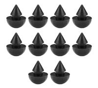 10 Pcs Black High Temperature Resistant Gas Stove Top Range Grate Foot Rubber Bump Stop Applicable for Diameter 4.5mm Motorhome Cooker