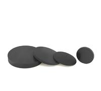 10 Pcs Black Rubber Solid Round Seal Gaskets Thickness:1mm- 5mm(100mm,5mm)