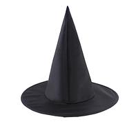 10 Pcs Black Witch Hats Unisex Halloween Costume High Top Wizard Hats for Adults Kids Foldable Halloween Dress Up Accessory Group Gift for Cosplay Fancy Dress Party World Book Day Birthday Holiday