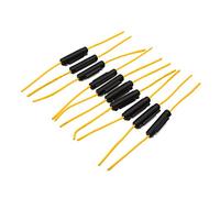10 Pcs Black Yellow Car Auto Fuse Holder Container Wire s Protected circuits