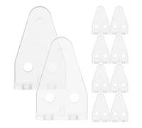10 Pcs Blinds Hold Down Brackets Plastic for Bottom Rail Clip