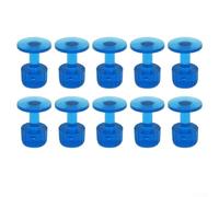10 Pcs Blue Nylon Car Puller Tabs For Paintless Dent Repair Kit With Glue Pulling System Compatible With T-shaped And Sliding Hammers For Auto Body Sheet Metal Work On Vehicles Refrigerators(B)