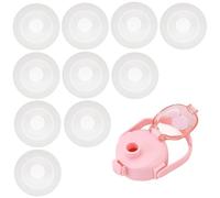10 Pcs Bottle Seals, Silicone Bottle Seals, Leak Proof Dust Proof Replacement Caps for Straw Holes Rubber Plug Dust and Spill Protection on Travel Mugs & Water Bottles