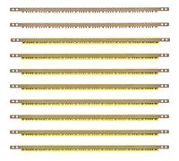 10 Pcs Bow Saw Blade 30 Inch Replacement,Fits Any 30" Bow Saw for Tree Cutting, Green Wood,Super-Hard Alloy Steel (30 Inch)